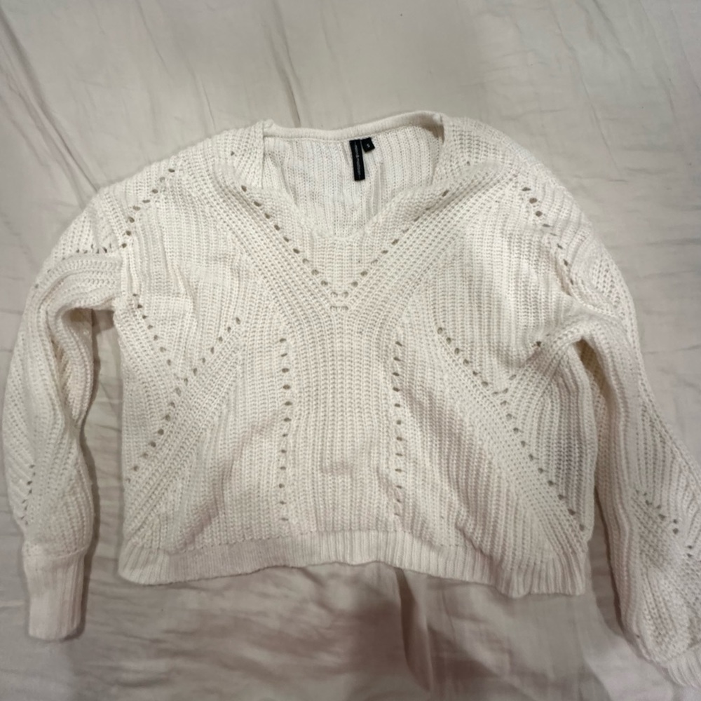 White Detailed Sweater